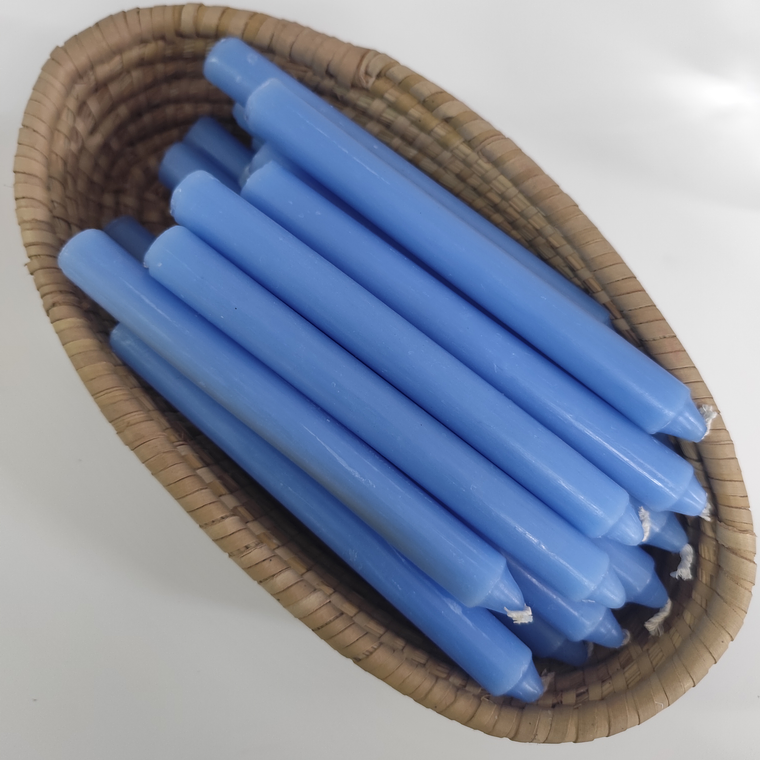Vela Palito Azul Claro – 20 cm 1