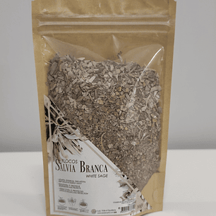 Flocos de Sálvia Branca – 40 g