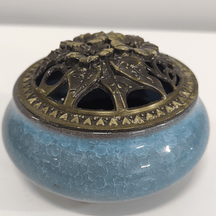 Defumador de cerâmica | Azul
