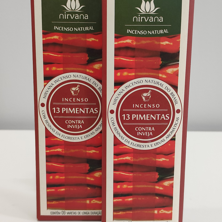 Incenso Natural NIRVADA | 13 Pimentas | Contra Inveja 1