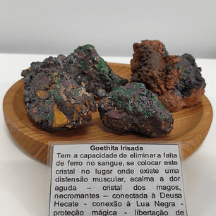 Goethita Irisada (cristal português)