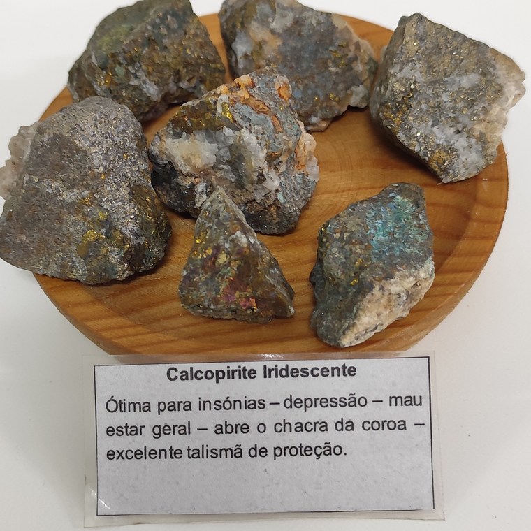 Calcopirite Iridescente (cristal português) 2