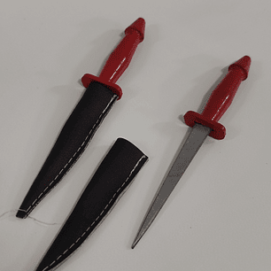 Punhal Vermelho | 14 cm