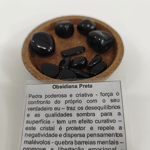 Obsidiana Preta | Pequena