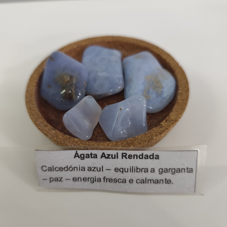 Ágata Azul Rendada | Grande 1
