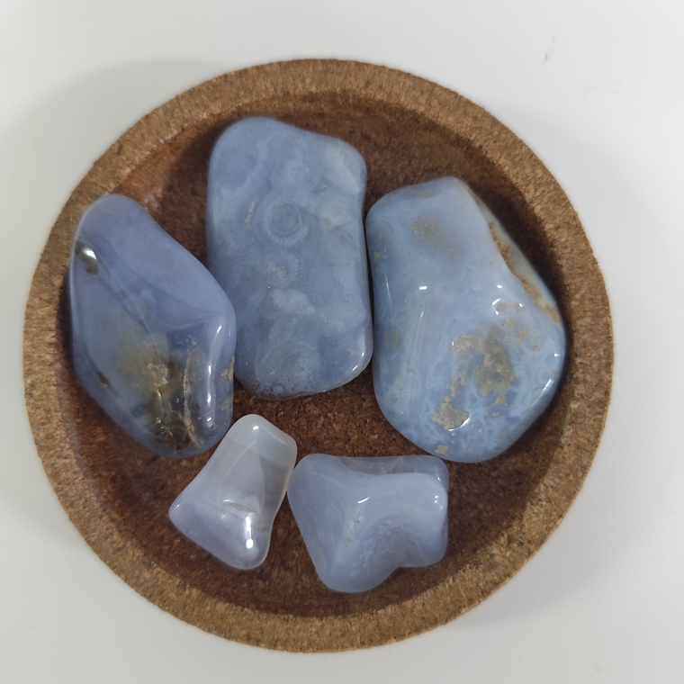 Ágata Azul Rendada | Grande 2