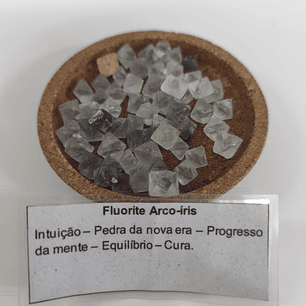 Fluorite Arco-Íris Octaédrica
