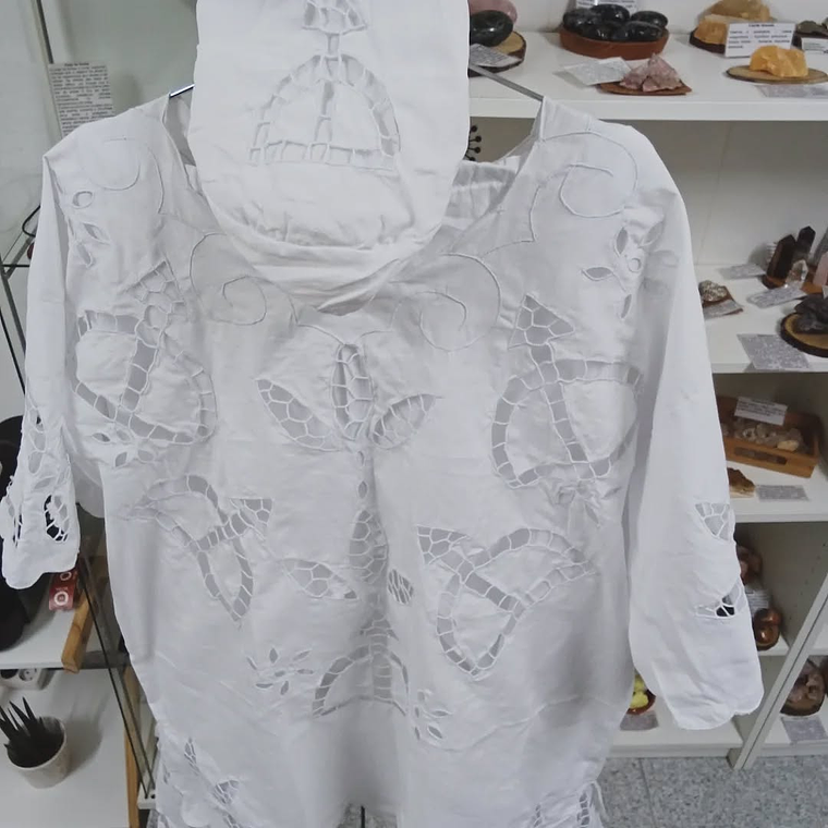 Conjunto masculino branco | bordado em Rechilieu | Oxossi 1