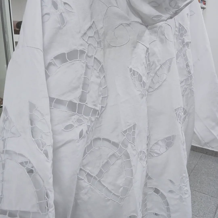 Conjunto masculino branco | bordado em Rechilieu | Oxossi 5