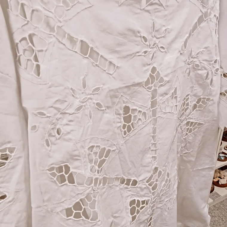 Conjunto masculino branco | bordado em Rechilieu | Xangô 2