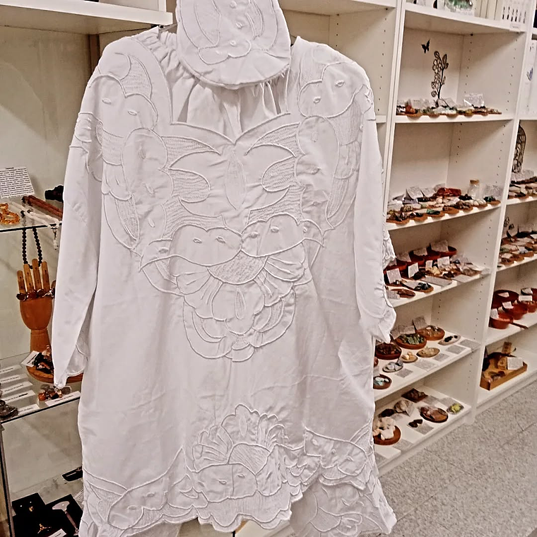 Conjunto masculino branco | Bordado | composto por 3 peças 4