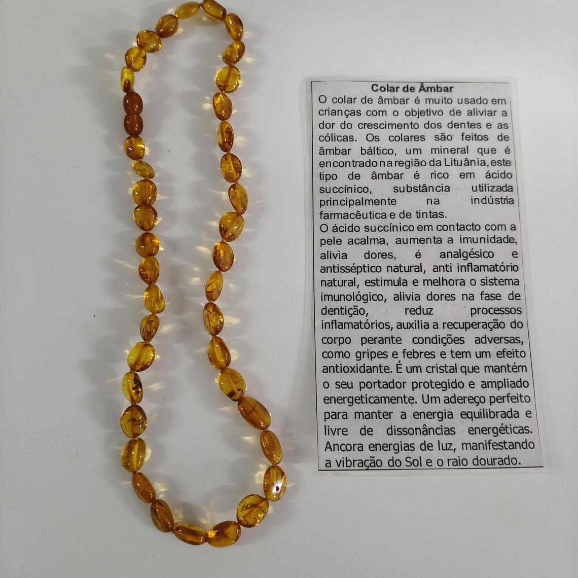 Colar de Âmbar | adulto 1