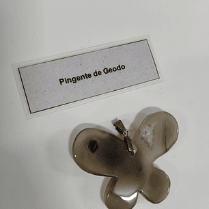 Pingente de Geodo (formato borboleta)