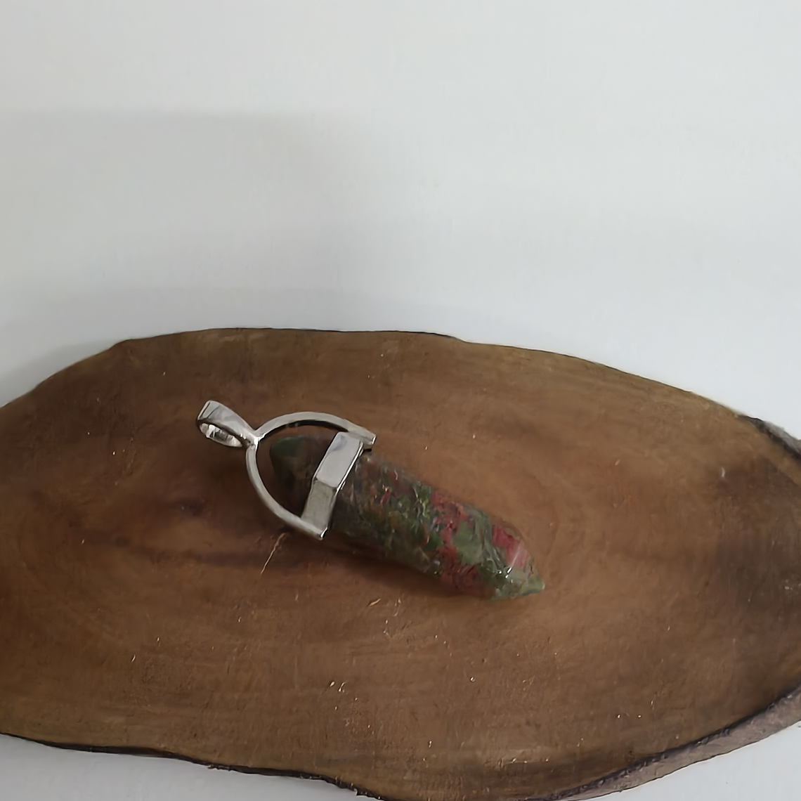 Pingente em ponta de Unakite 1