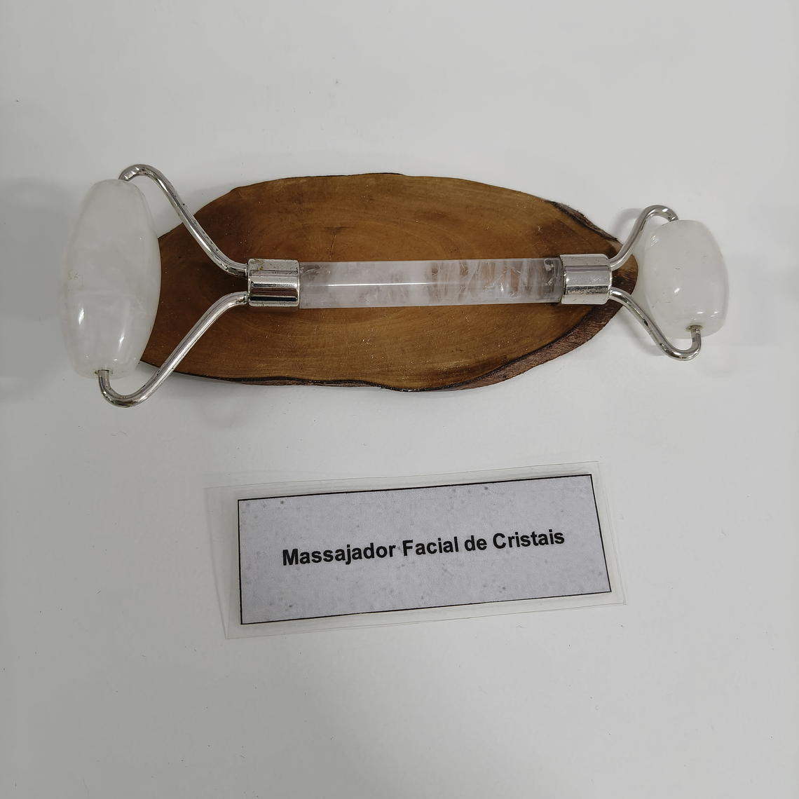 Massajador Facial de Quartzo Hialino 1