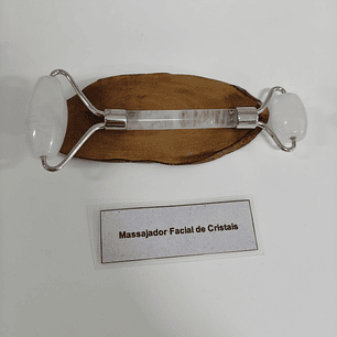 Massajador Facial de Quartzo Hialino