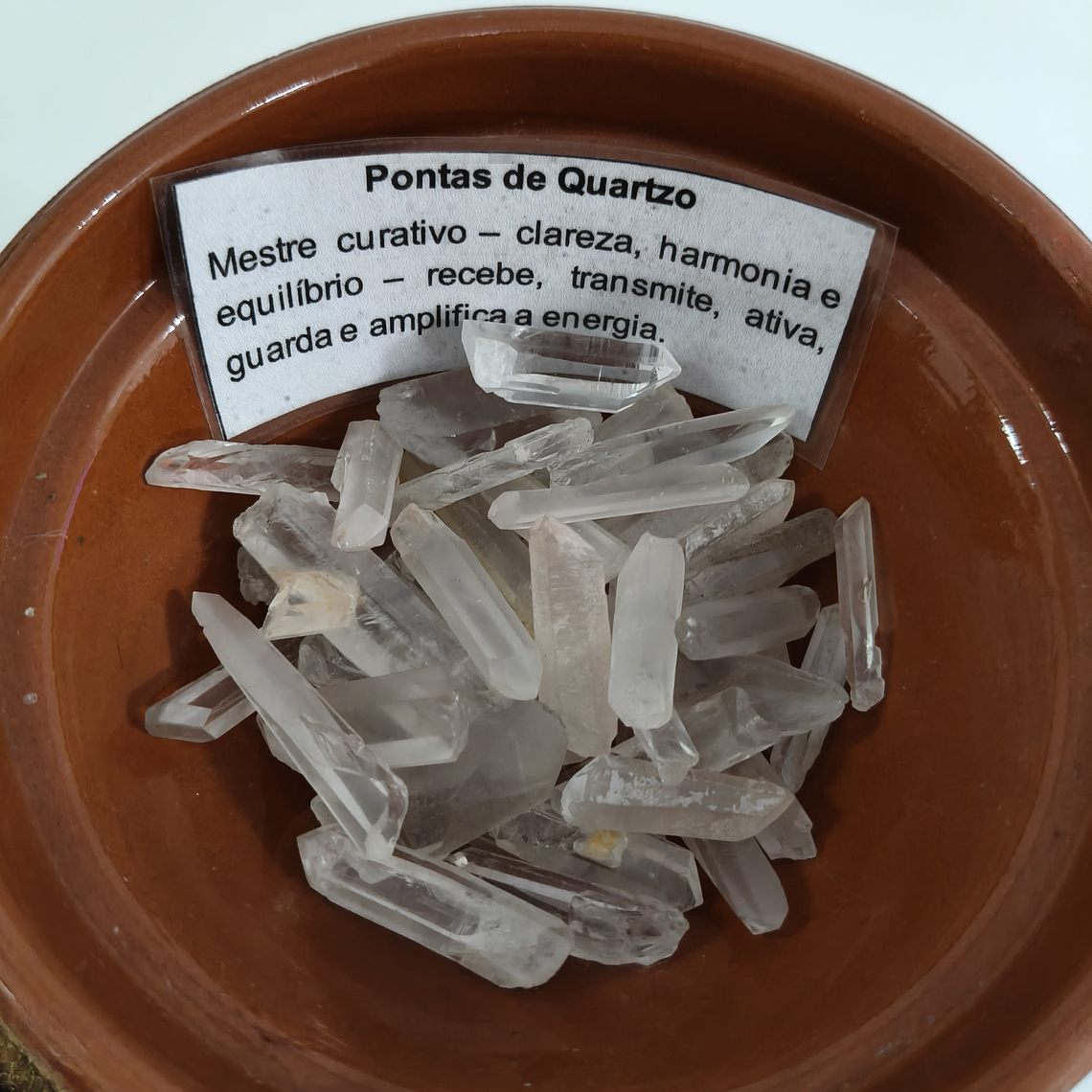 Pontas de Quartzo Hialino 1