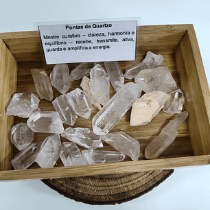 Pontas de Quartzo Hialino XL