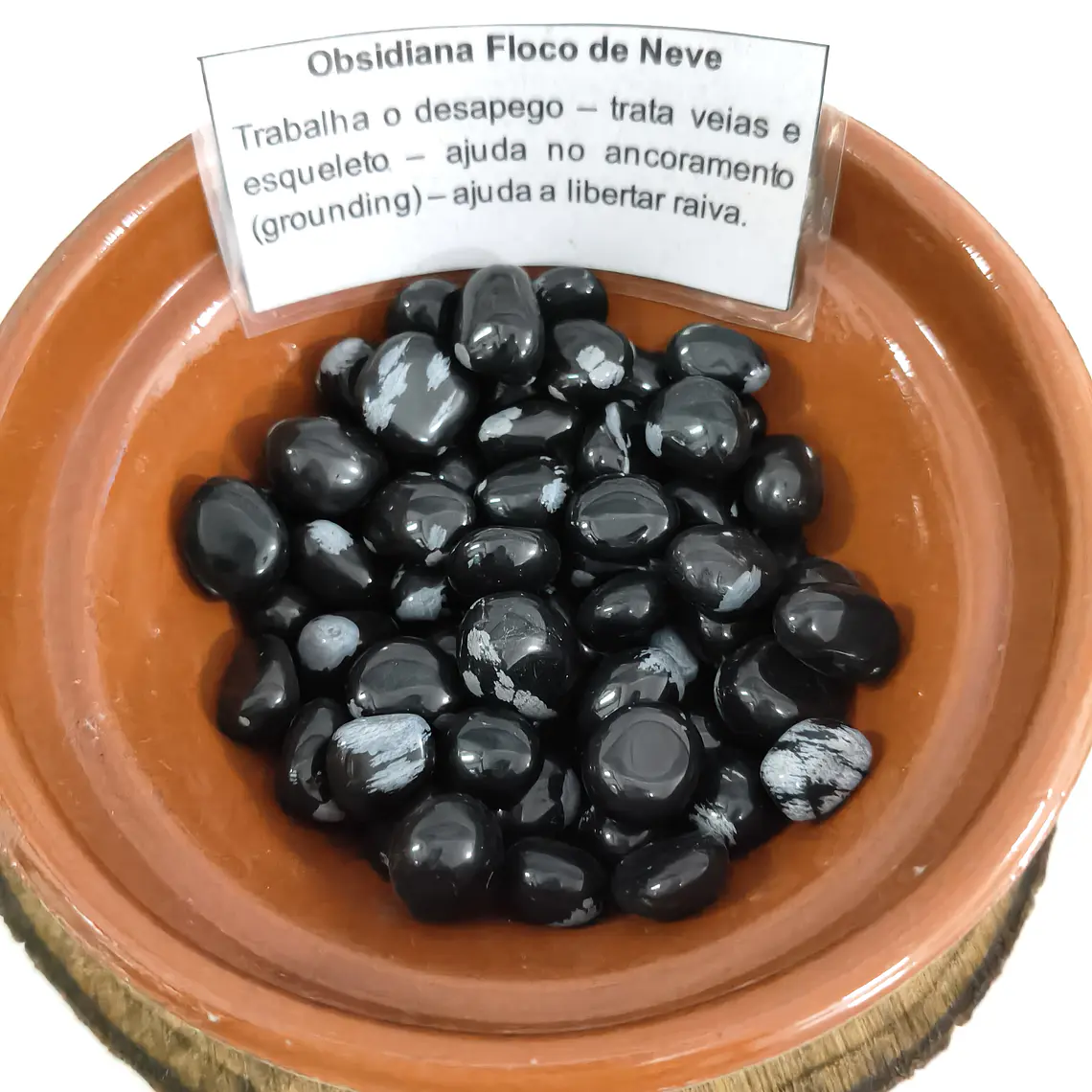 Obsidiana Floco de Neve 1