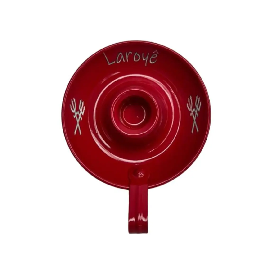 Castiçal Para 1 Vela Exu & Pomba Gira | Vermelho 1