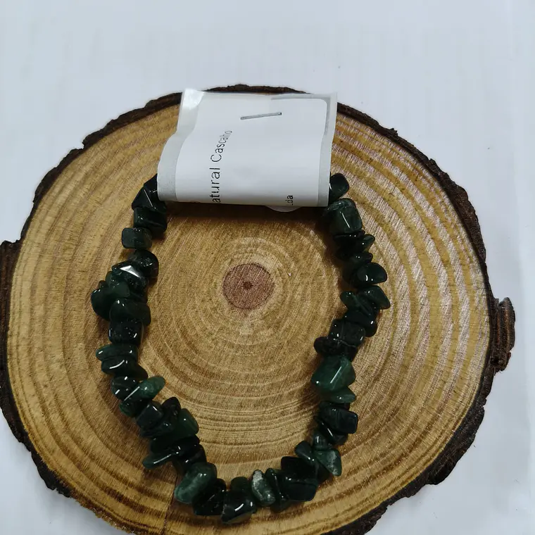 Pulseira de Aventurina (Quartzo Verde) (Chips) 1