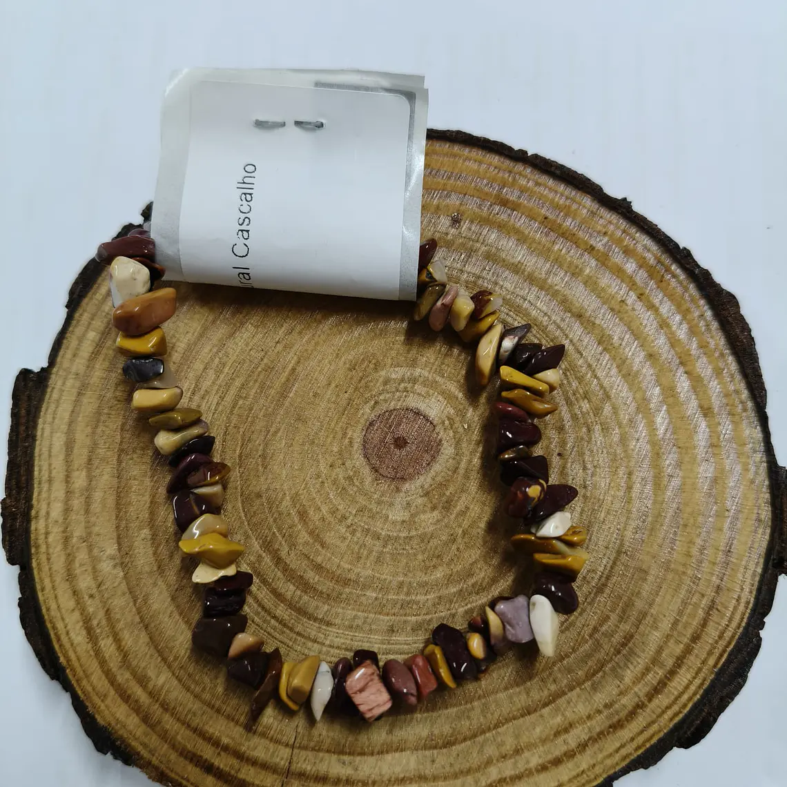 Pulseira de Jaspe Mookaite (Chips) 1