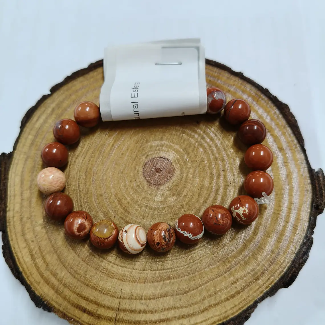 Pulseira de Jaspe Vermelho (Esferas) 1