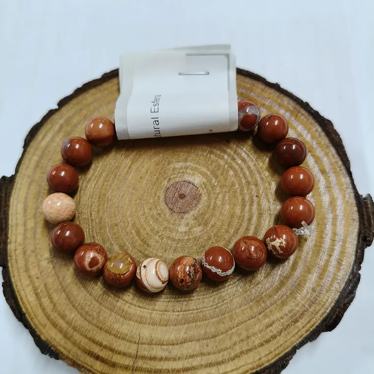 Pulseira de Jaspe Vermelho (Esferas) 1