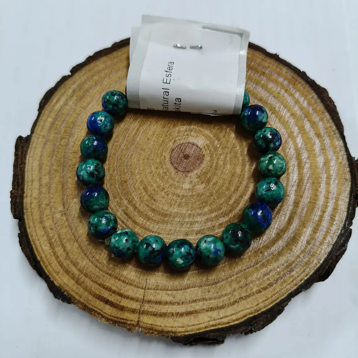 Pulseira de Azurite com Malaquite (Esferas) 1