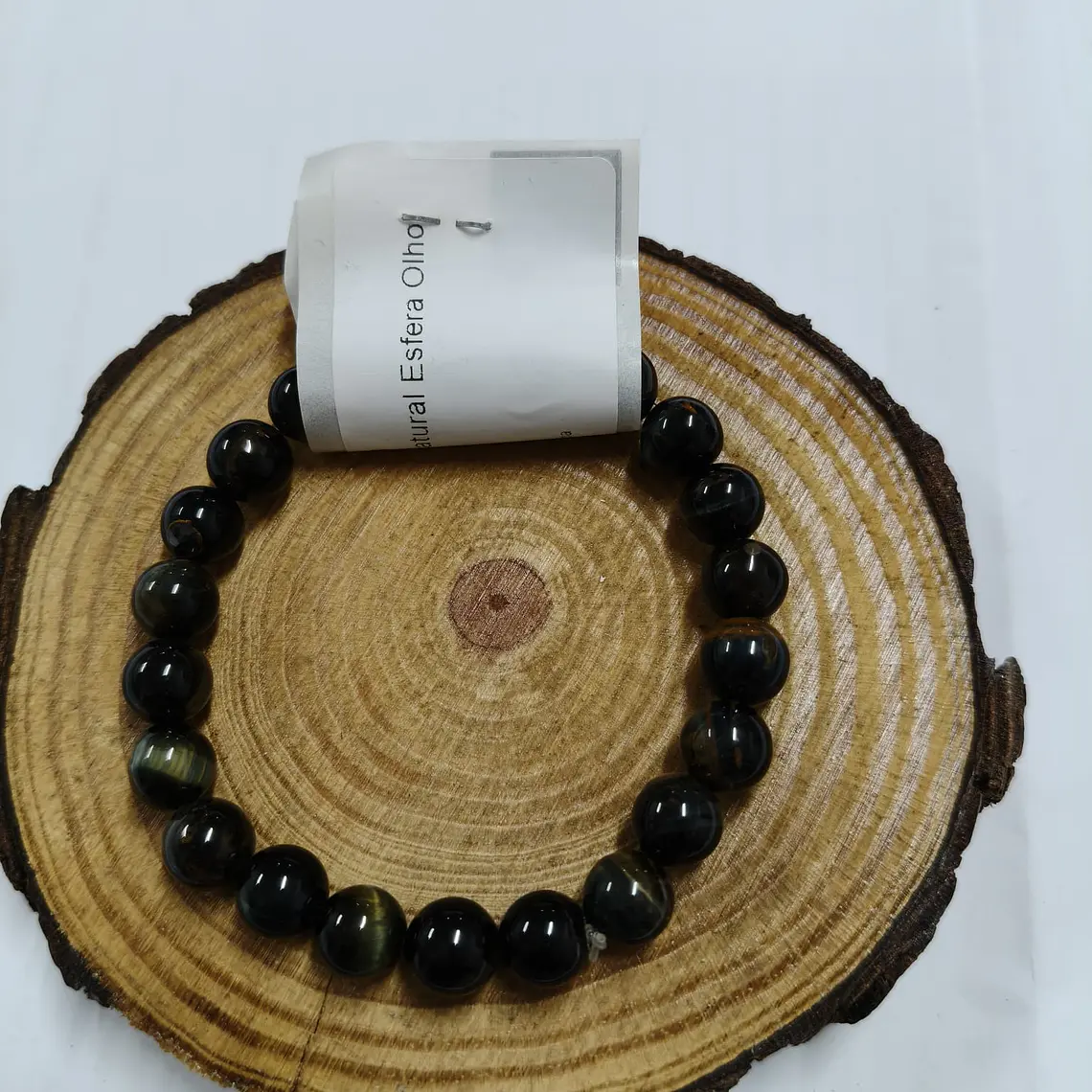 Pulseira de Olho de Tigre (Esferas) 1