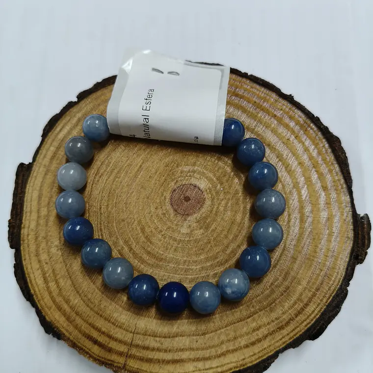 Pulseira de Quartzo Azul (Esferas) 1