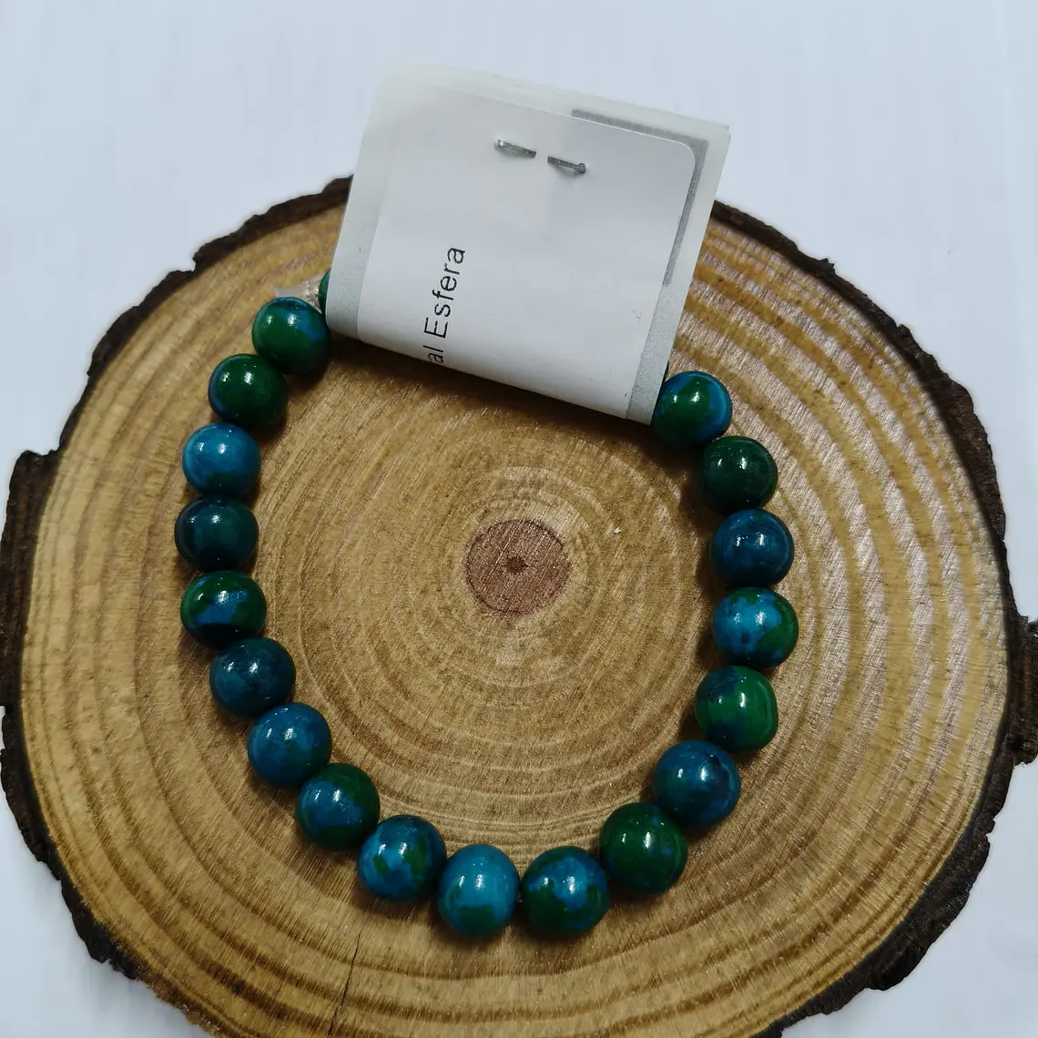 Pulseira de Crisocola (Esferas) 1