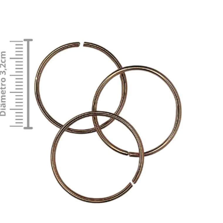 Idé liso | Idezinho pequeno | Cobre | diâmetro ⌀ 3,2 cm 1