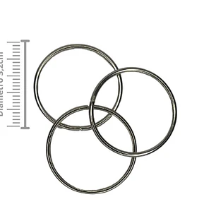 Idé liso | Idezinho pequeno | Prata | diâmetro ⌀ 3,2 cm