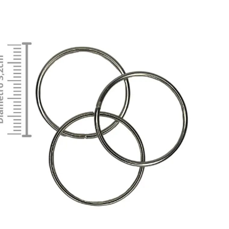 Idé liso | Idezinho pequeno | Prata | diâmetro ⌀ 3,2 cm 1