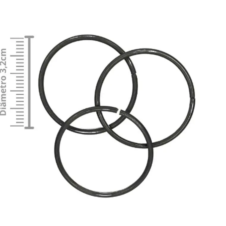 Idé liso | Idezinho pequeno | Ferro | diâmetro ⌀ 3,2 cm 1