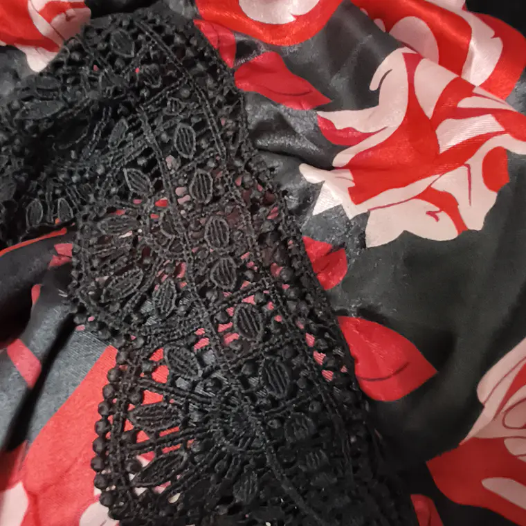 Roupa de Pomba Gira | Vermelho e Preto 6