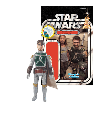 Daniel Radcliffe se viste como Boba Fett