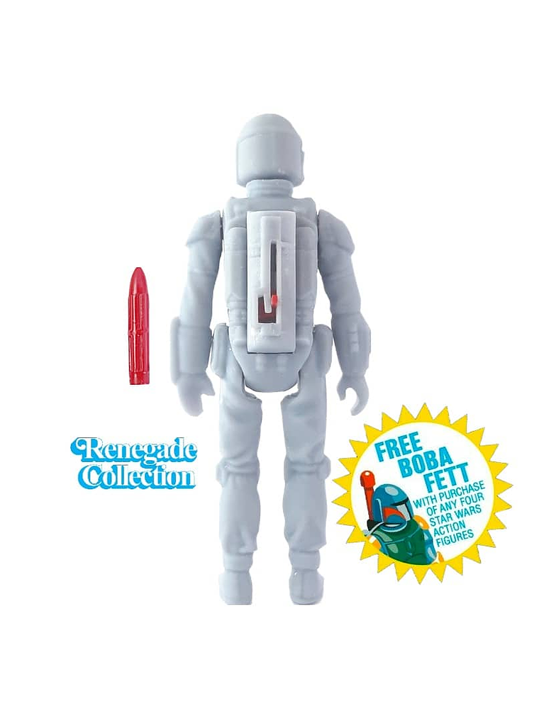 Boba Fett V2 Gray J-Slot Rocket Firing 