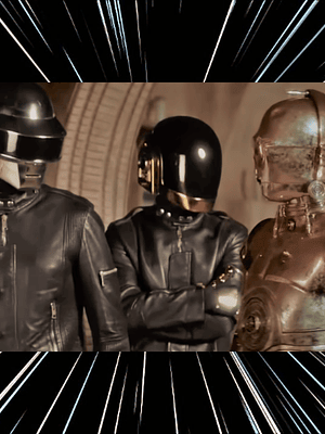 Daft Punk and C-3PO Action Figure Star Wars Retro 3.75