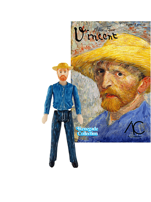 Vincent van Gogh con Sombrero de Paja Action Figure 