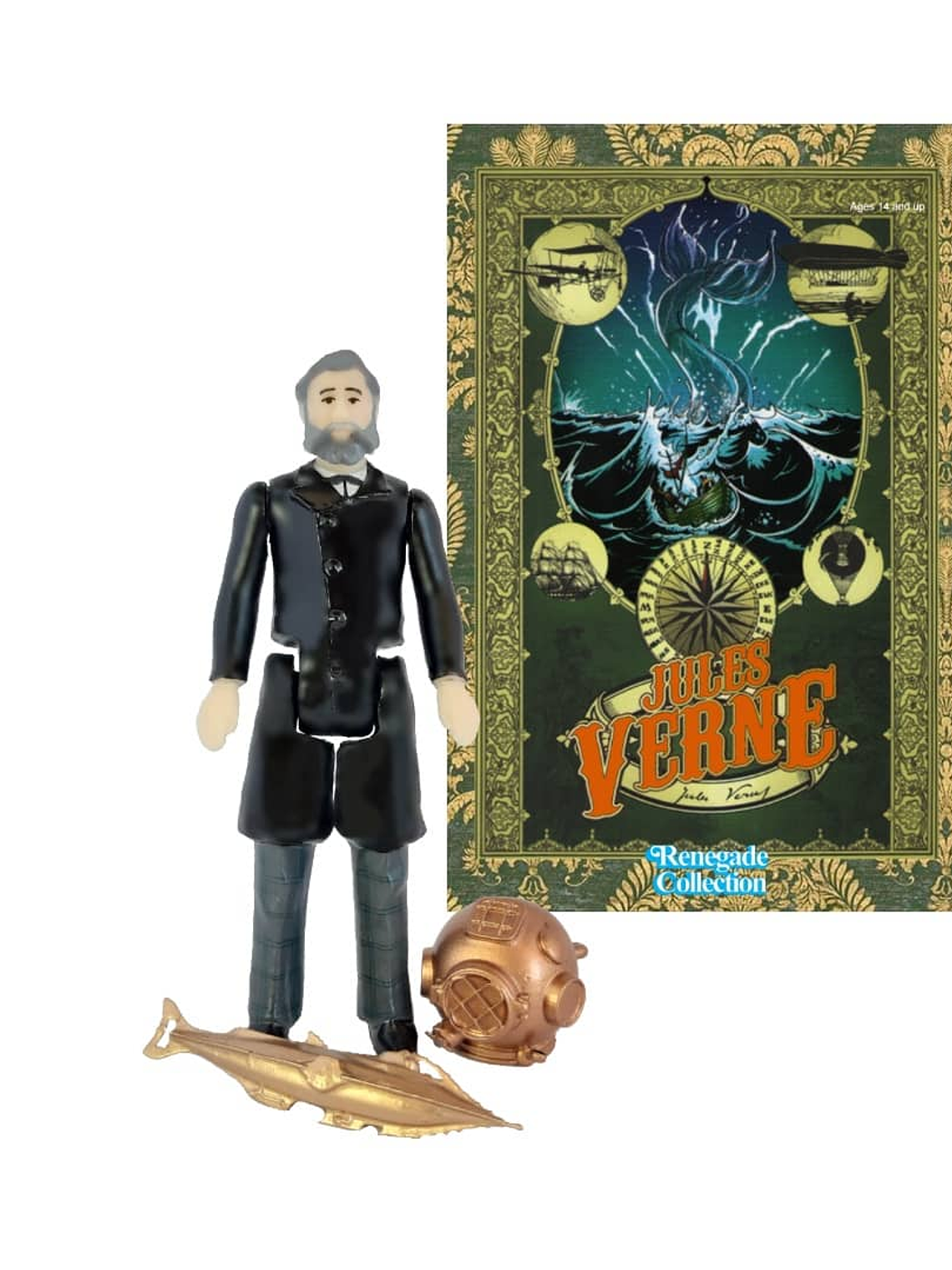 Julio Verne Figura de Accion Articula + Accesorios 1