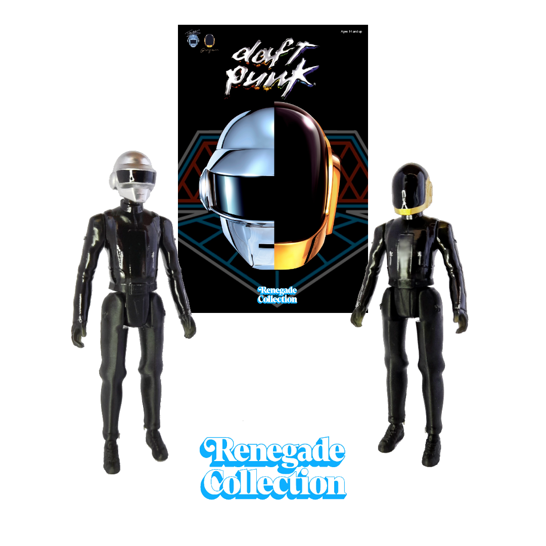 Daft Punk Action Figures Retro Articuladas 2da Versión