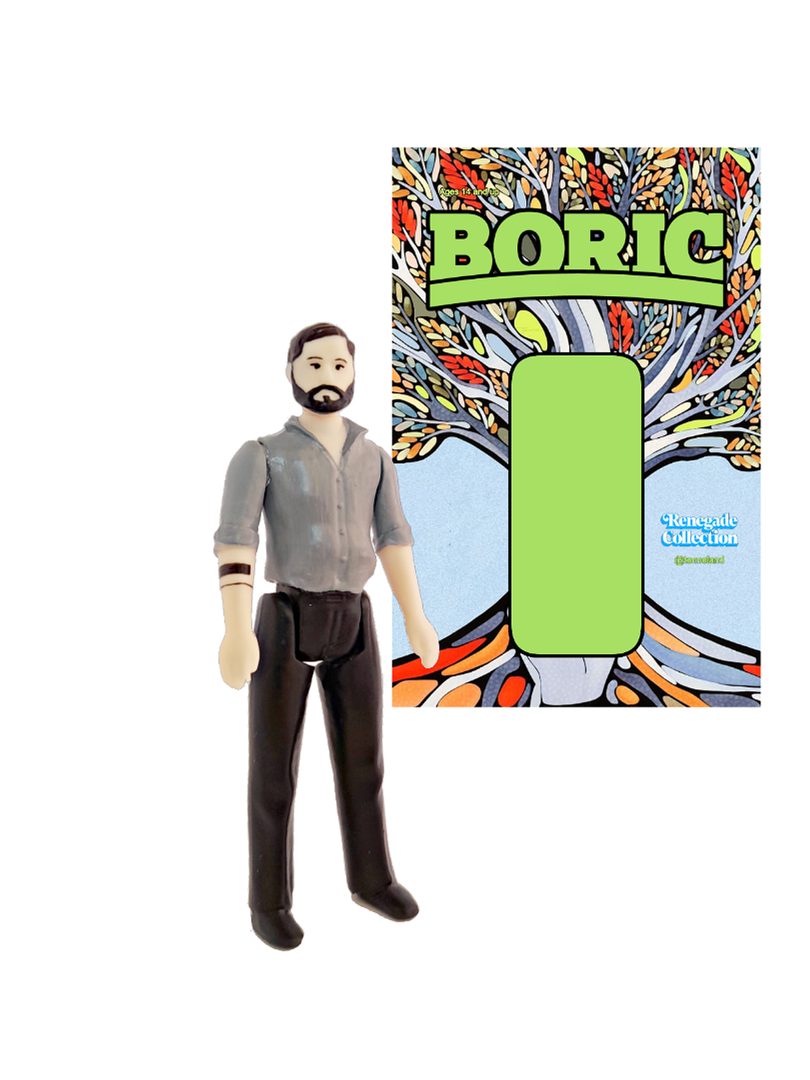 Gabriel Boric Figura de Acción estilo retro Articulado 1