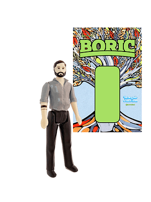 Gabriel Boric Figura de Acción estilo retro Articulado