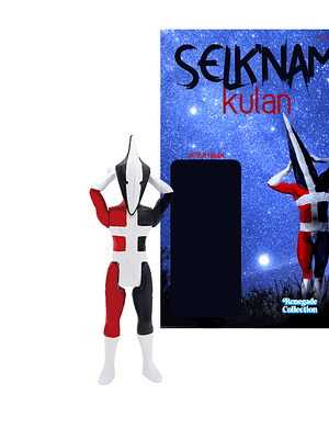 Kulan Action Figure Selk'nam Articulada estilo Retro