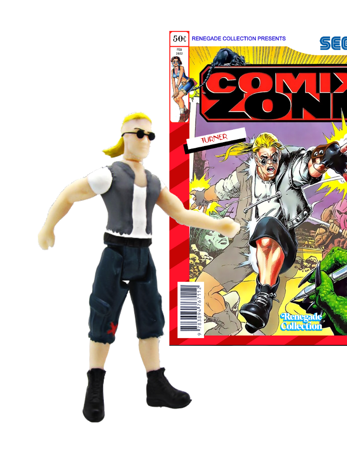 Sketch Turner Action Figure Retro 2