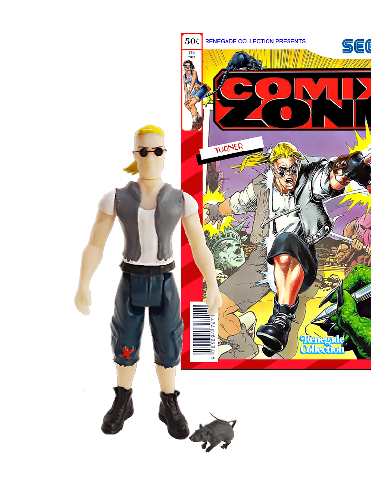 Sketch Turner Action Figure Retro 3