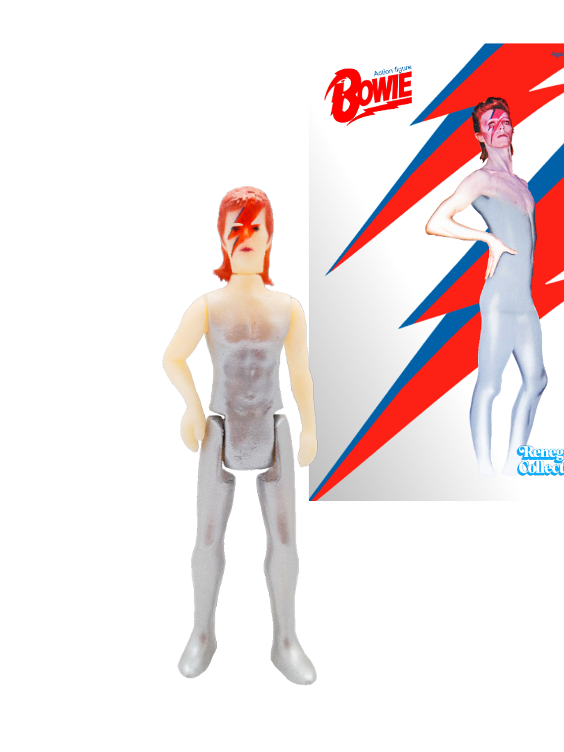 David Bowie Action Figure Estilo Retro Articulado 2