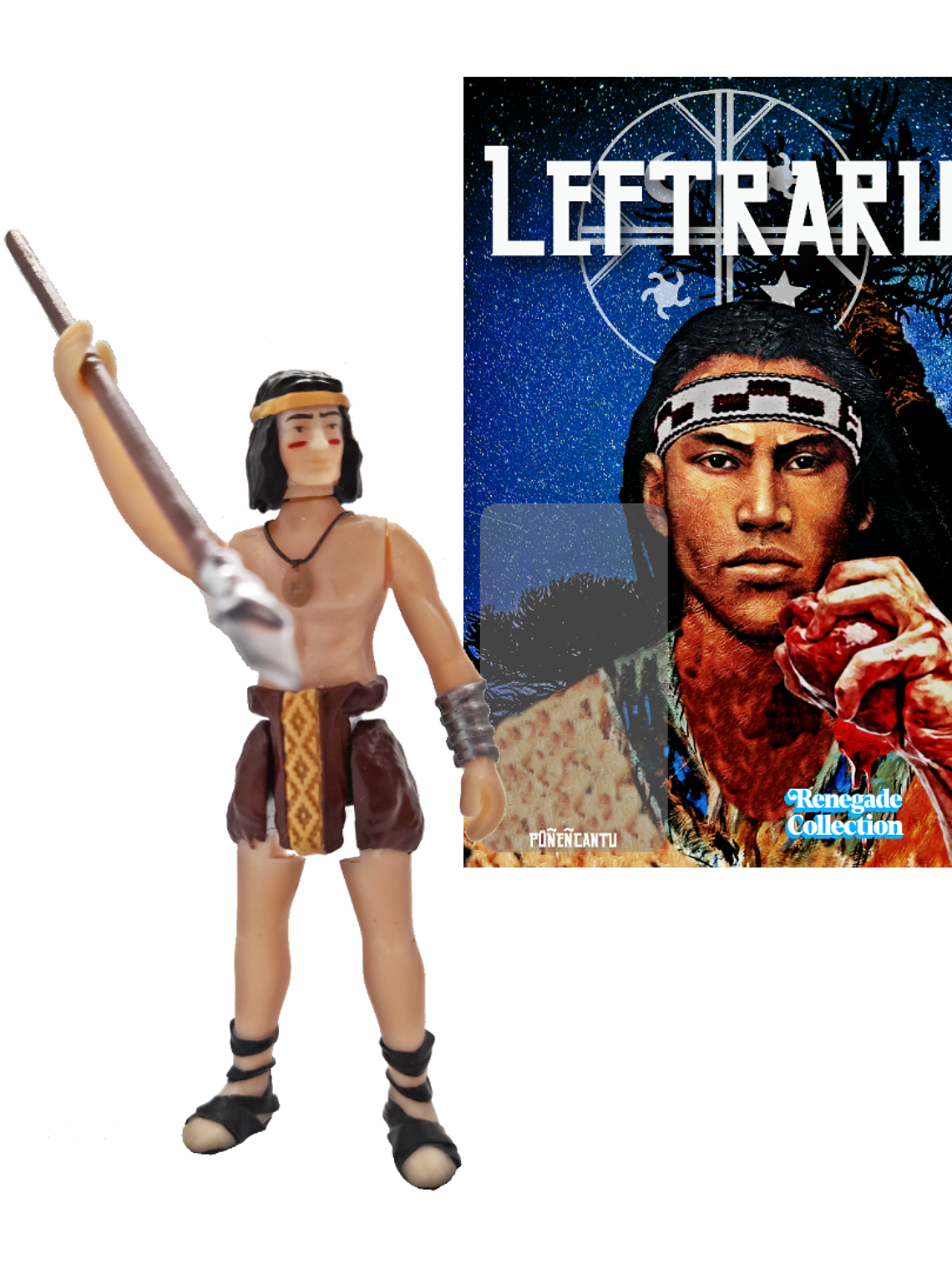 Leftraru Figura de Acción articulada estilo Retro 1
